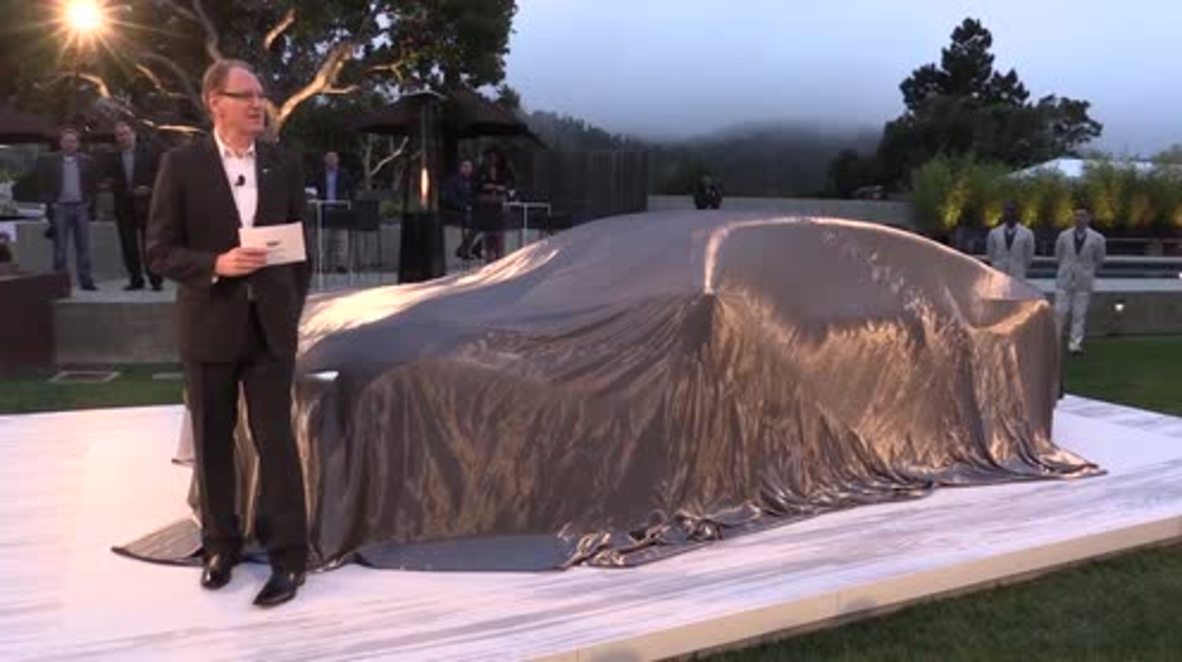 USA: New Cadillac Escala unveiled to motor enthusiasts in Pebble Beach, CA
