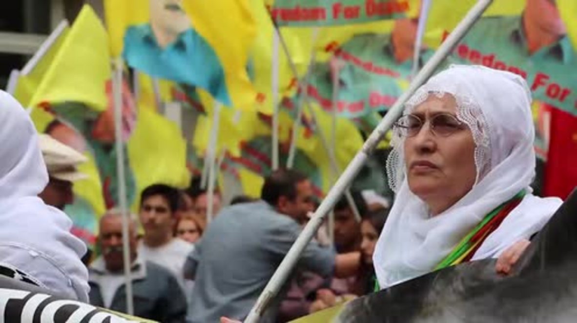 Germany: Hundreds of Kurds protest against 'Tyrant Erdogan' in Dusseldorf