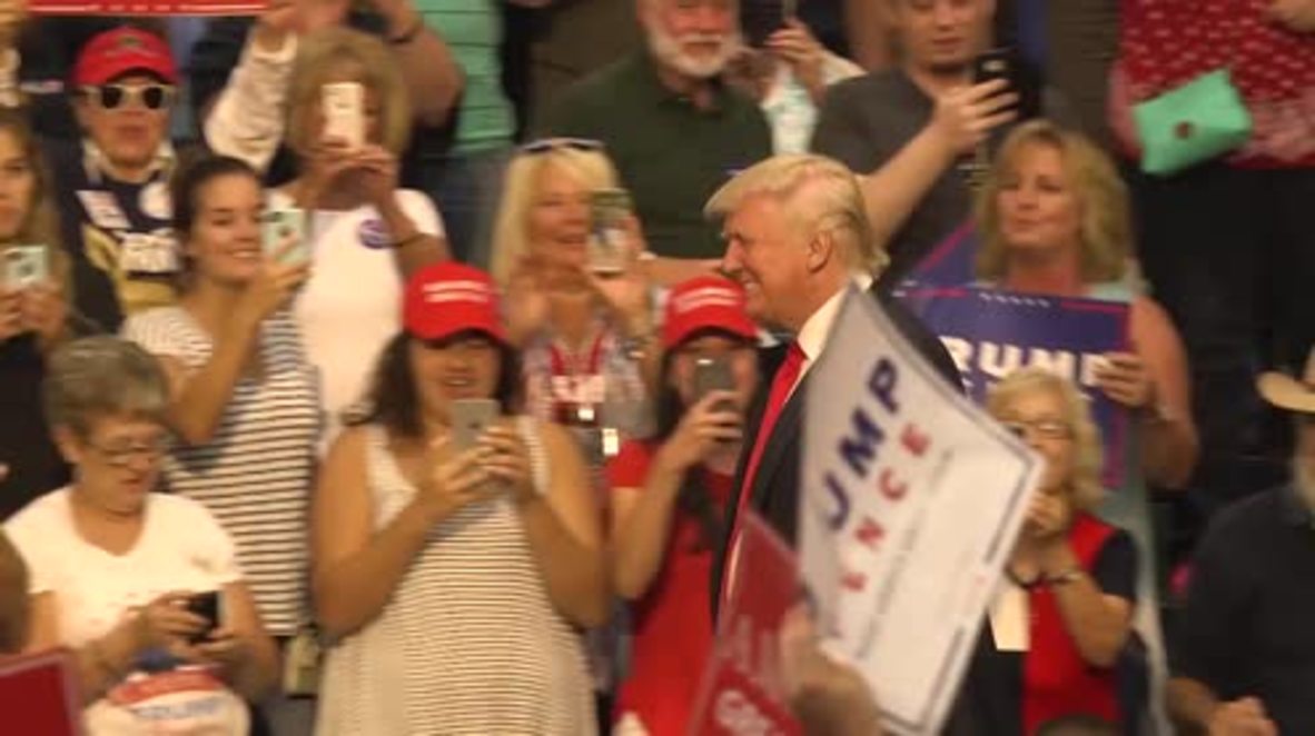 USA: Trump slams Clinton over Uranium One deal during Akron rally