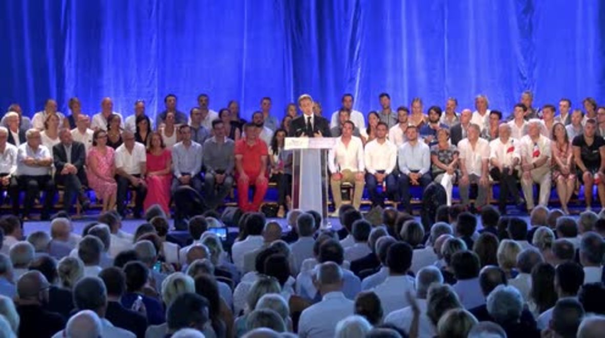 France: Sarkozy calls for 'burkini' ban in first presidential campaign rally