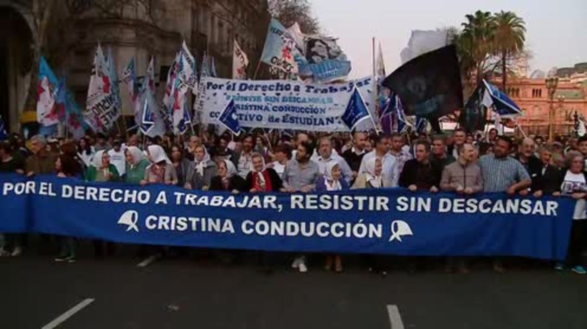Argentina: ‘Mothers of the Plaza de Mayo’ lead anti-Macri demonstration