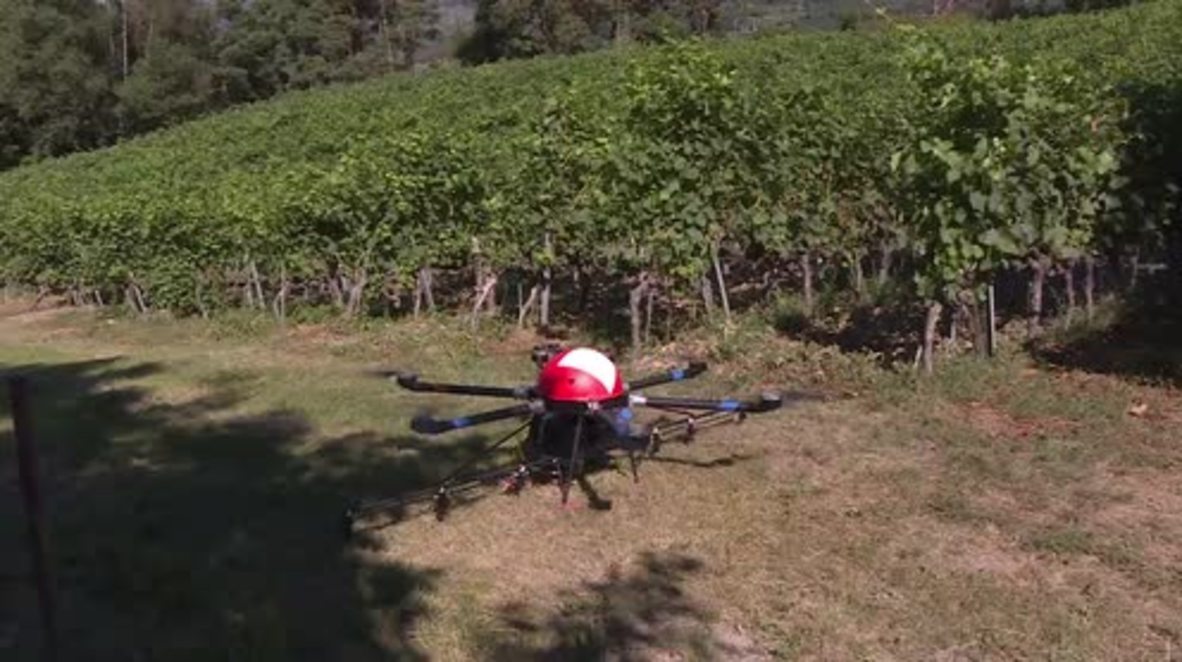 Switzerland: Swiss firm showcases agricultural spraying drone