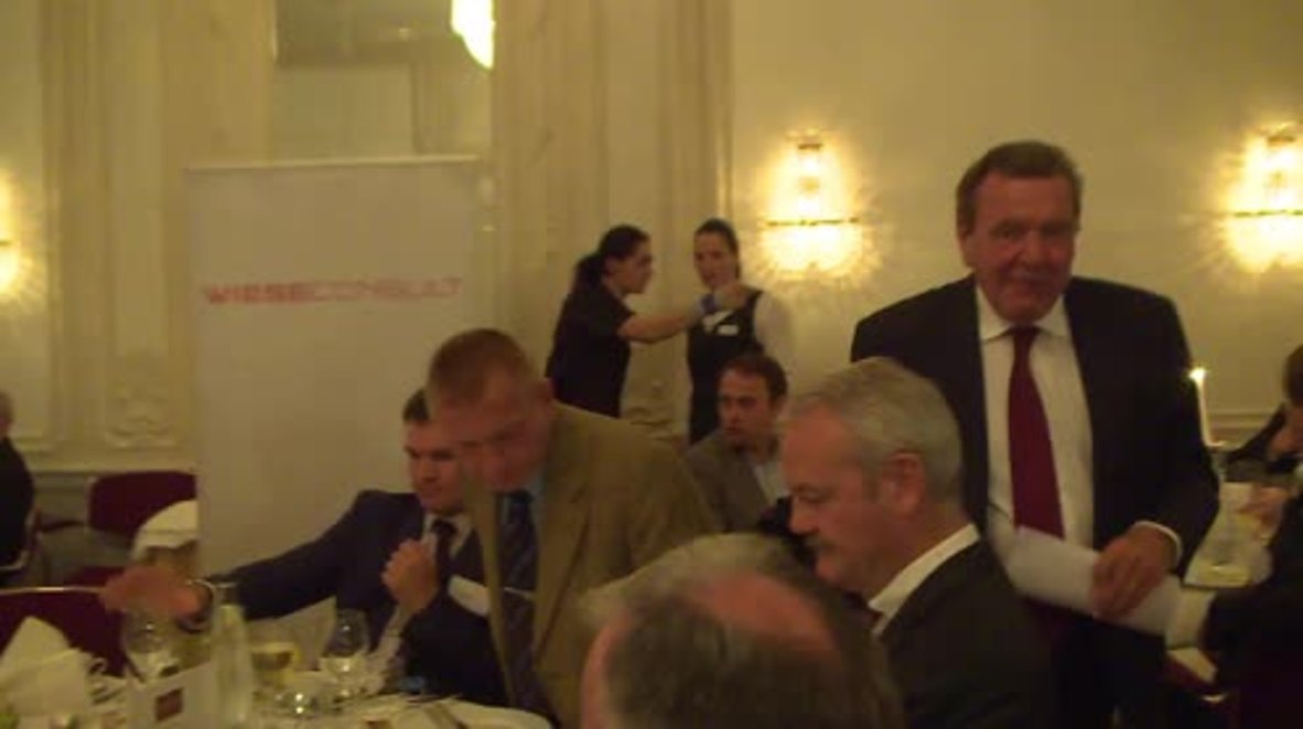 Germany: 'We need each other.' - Schroeder discusses German-Russian relations
