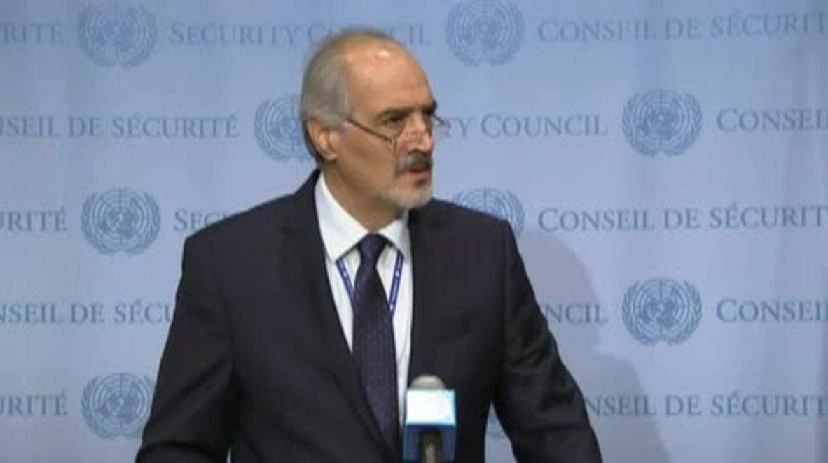 USA: Ja'afari repeats allegations of foreign involvement in chemical weapon deliveries