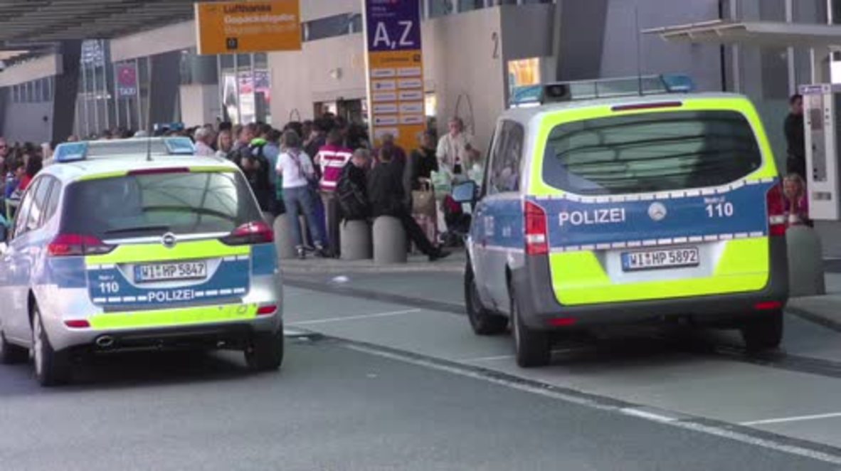 Germany: Frankfurt airport passengers urged to travel by train after security breach