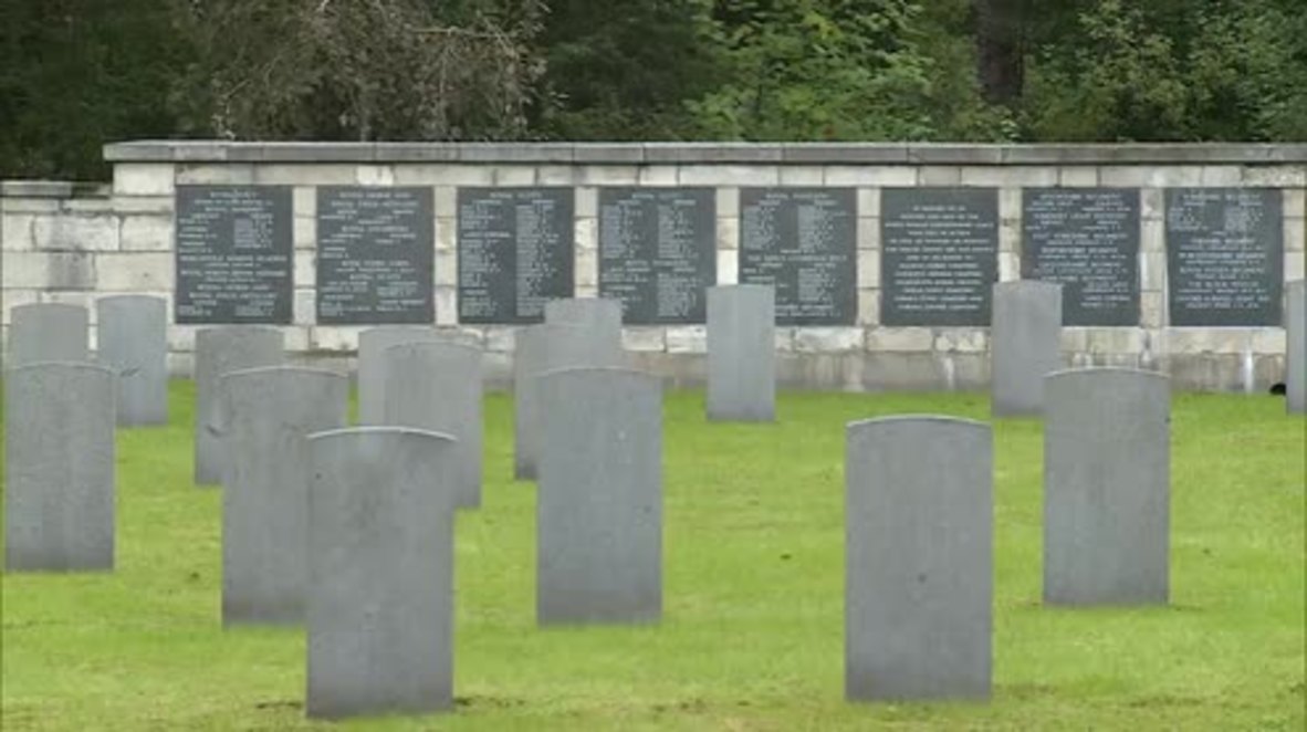 Russia: Princess Anne honours fallen WWII Arctic Convoy sailors at Arkhangelsk cemetery