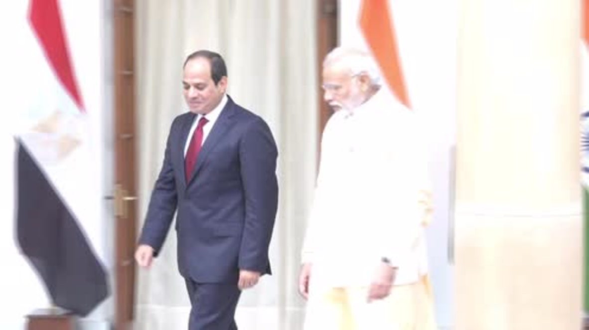 India: Egypt and India to increase cooperation in 'defence and security'