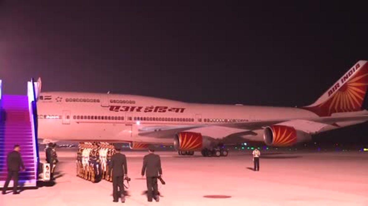 China: Indian PM Modi arrives in Hangzhou ahead of the G20