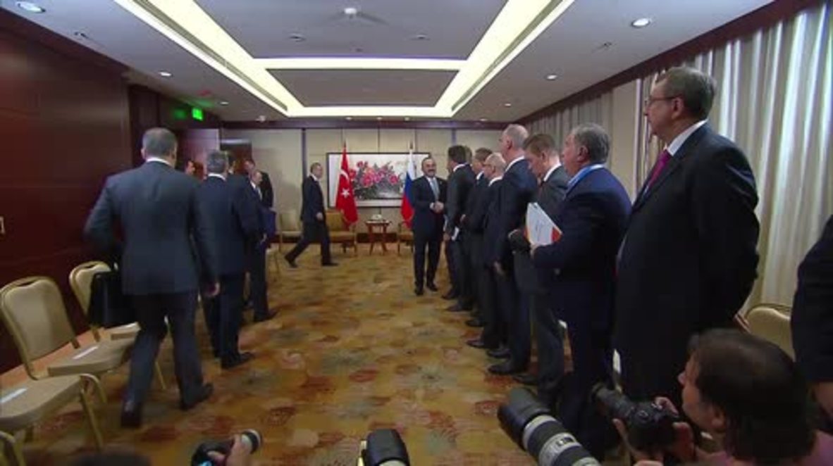 China: Putin and Erdogan talk energy, trade and tourism ahead of G20 summit