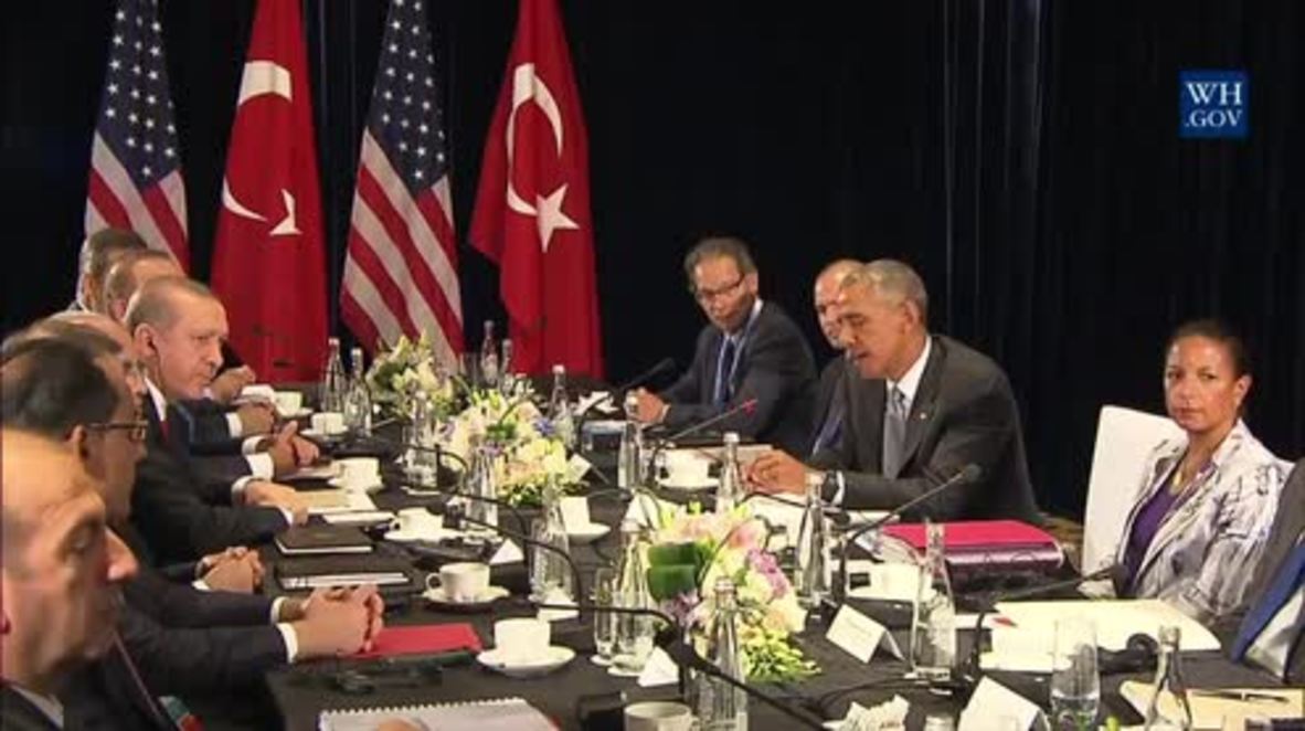 China: Obama meets with Erdogan at G20, lauds Turkey's 'commitment to democracy'