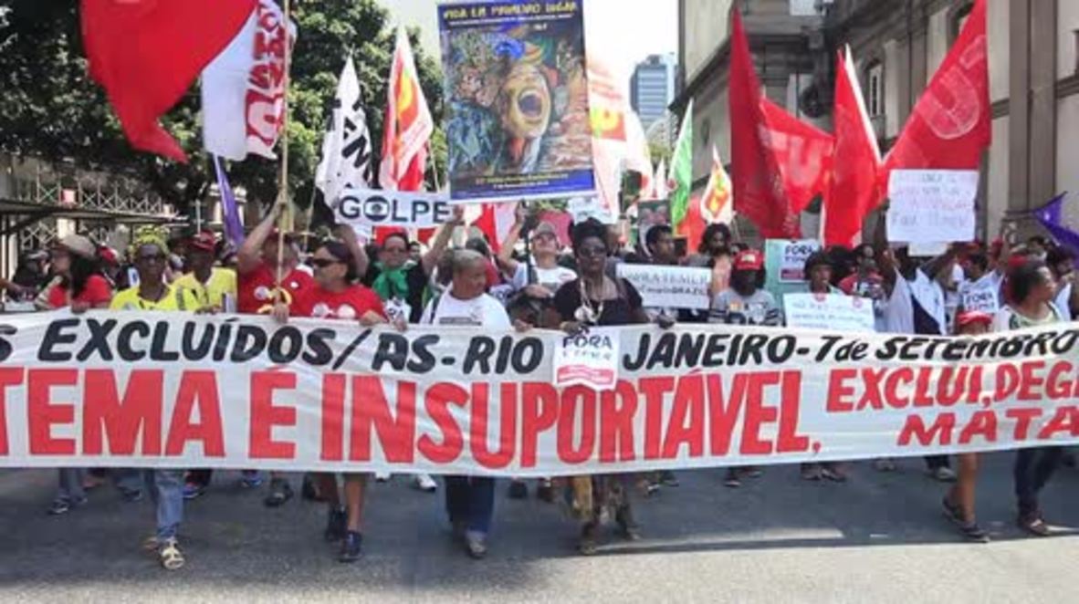 Brazil: Protesters in Rio decry Temer on Brazil's Independence Day