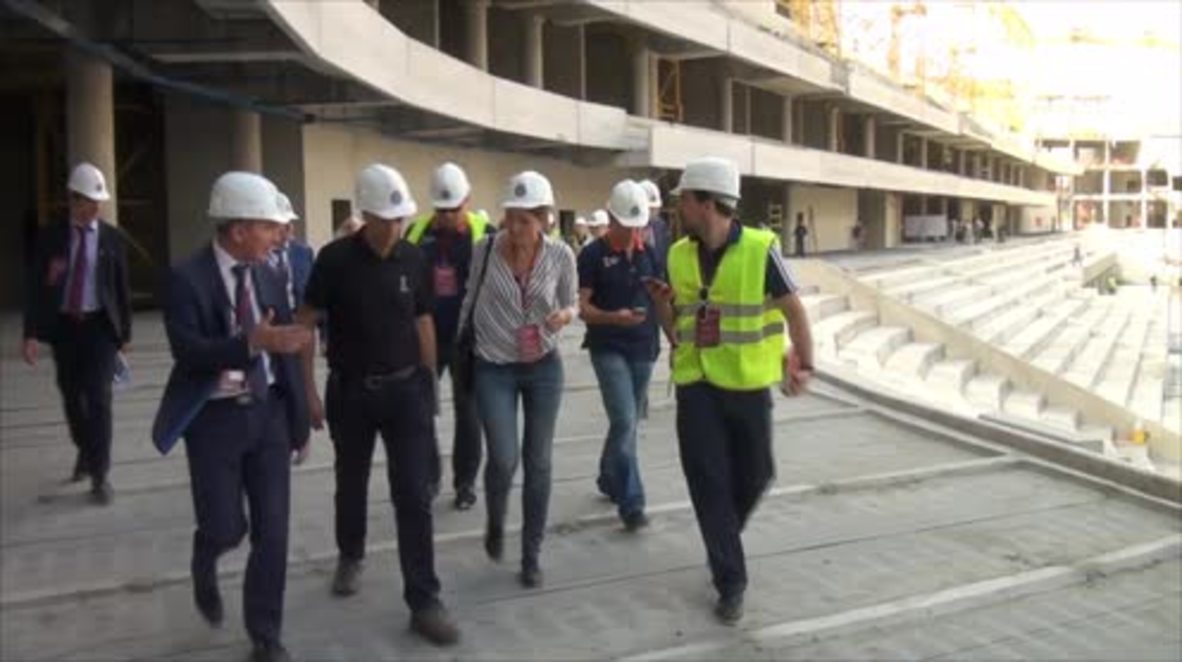 Russia: FIFA 2018 Organising Committee inspect Rostov Arena ahead of World Cup 2018