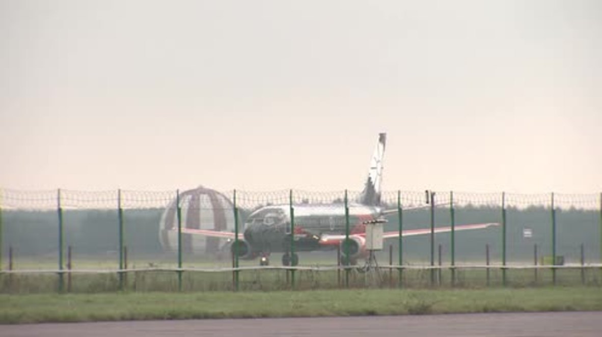 Russia: Zhukovski airport welcomes first international flight from Belarus