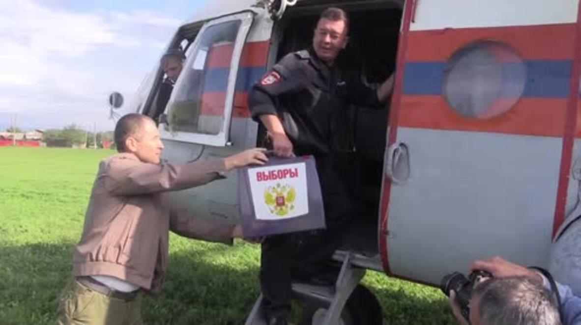 Russia: EMERCOM flies in 'election aid' to flood-hit Primorsky as elections loom