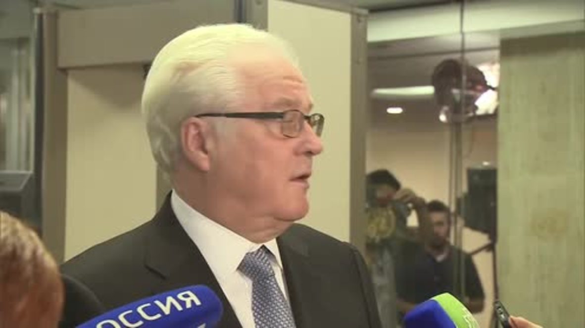 UN: Churkin comments on 'strange timing' of US airstrikes