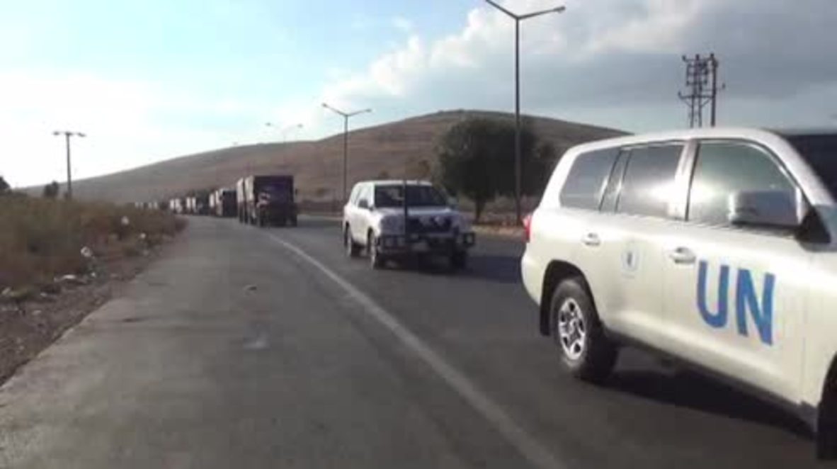 Turkey: UN convoy carrying 40 tons of aid remains stuck at Syrian border
