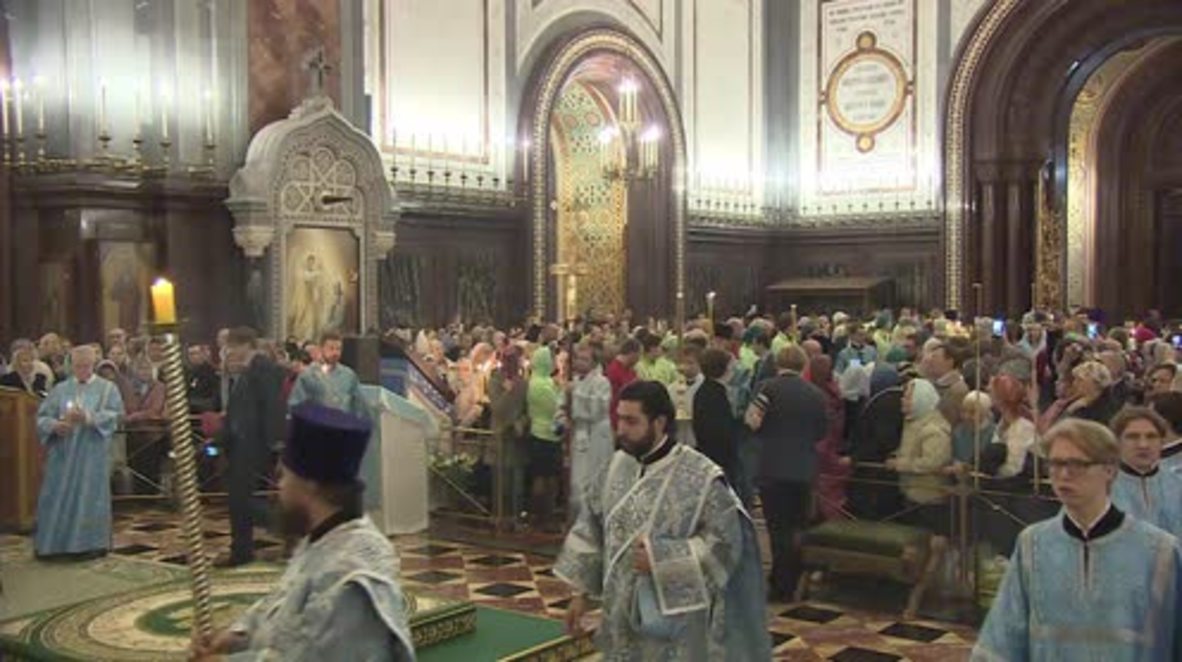 Russia: Silouan the Athonite relics on display for worshippers in Moscow