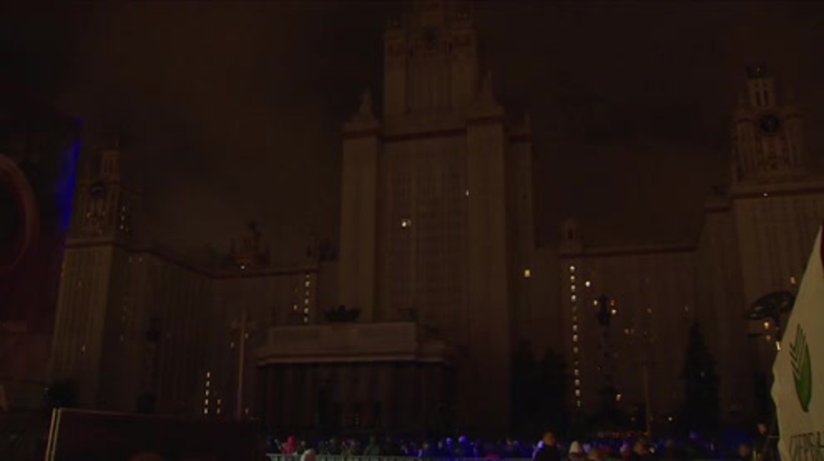 Russia: World Cup 2018 mascots unveiled in the Circle of Light Festival