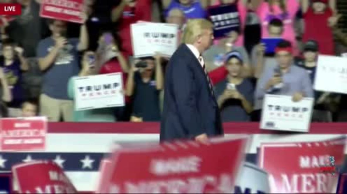 USA: 'Hillary Clinton is the voice for global special interest' - Trump