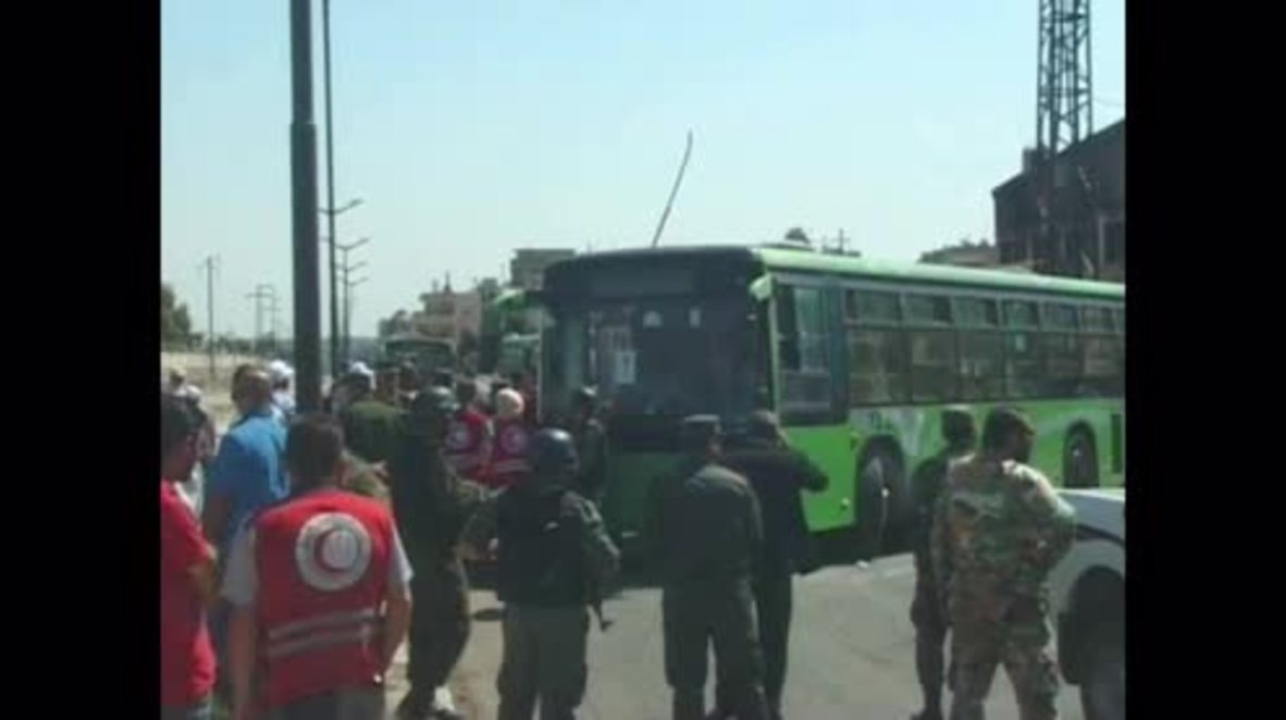 Syria: Evacuation of militants in Homs continues following government deal to end siege