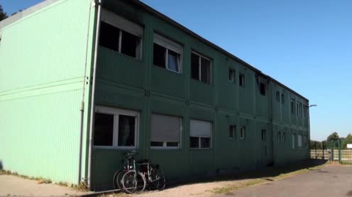 Germany: Fire breaks out in a refugee shelter in Bedburg-Hau