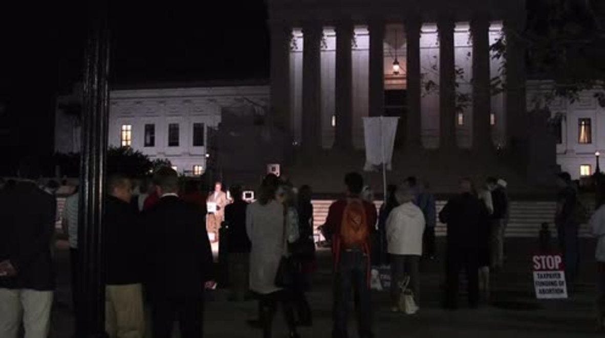 USA: Anti-abortion activists launch 'Forty Days for Life' outside US Supreme Court