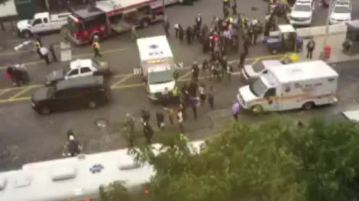USA: One dead, 100 injured after commuter train crashes into NJ station