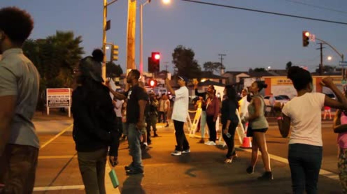USA: Protesters take to the streets after police fatally shoot 18-year-old