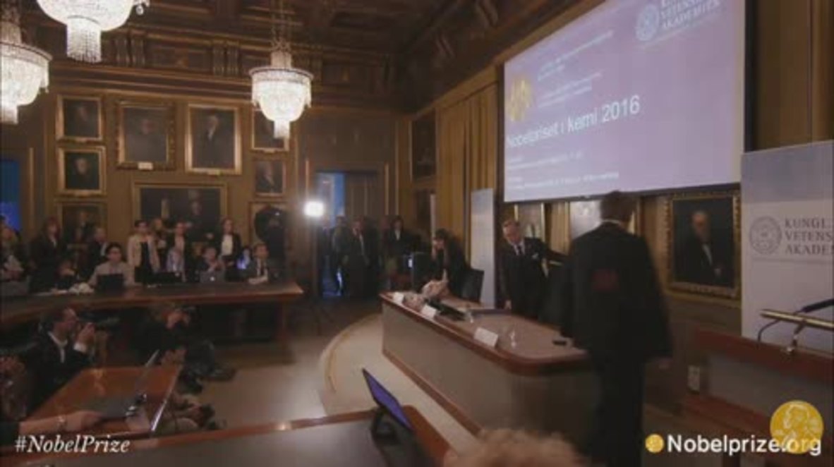Sweden: Nobel Prize for Chemistry goes to creators of world's smallest machines