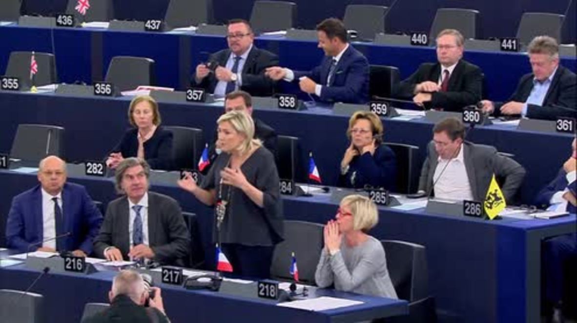 France: Le Pen says EU and US responsible for "chaos" in Syria