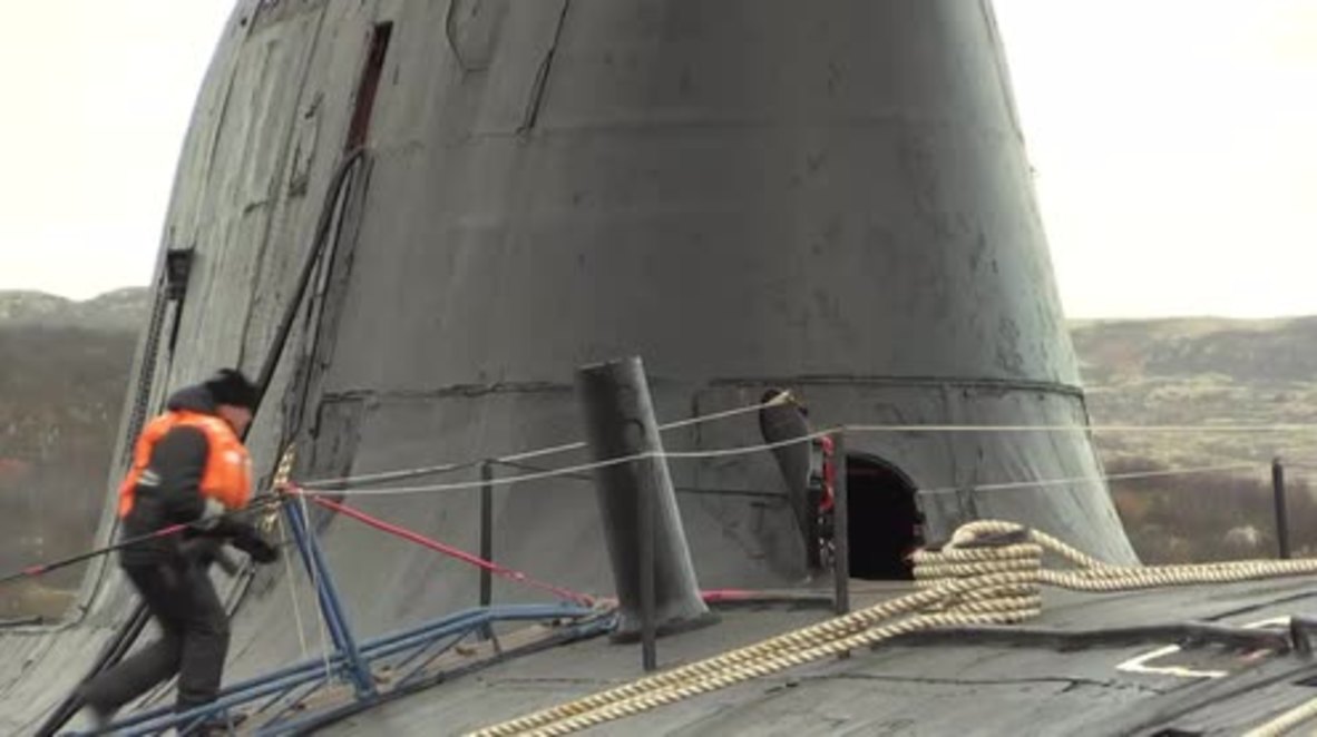 Russia: Nuclear submarine holds radiation response drills in Murmansk