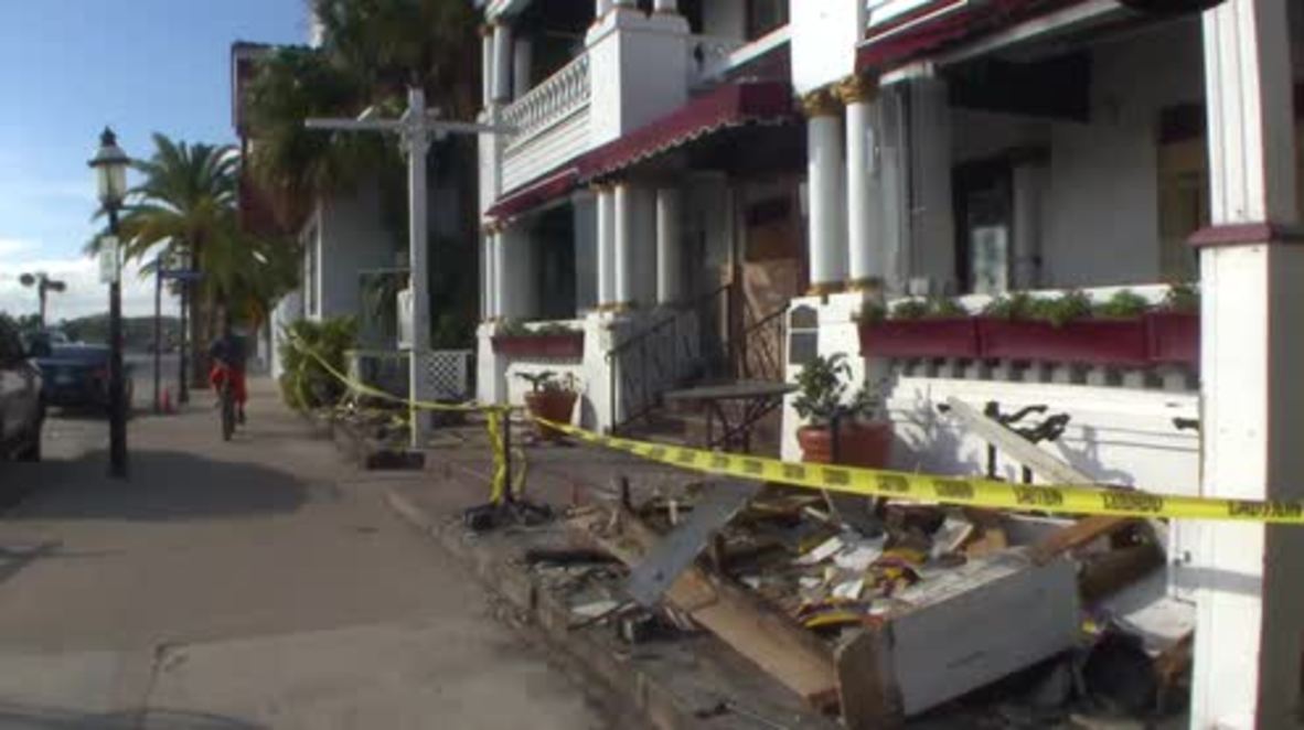 USA: St. Augustine starts recovery efforts following Hurricane Matthew