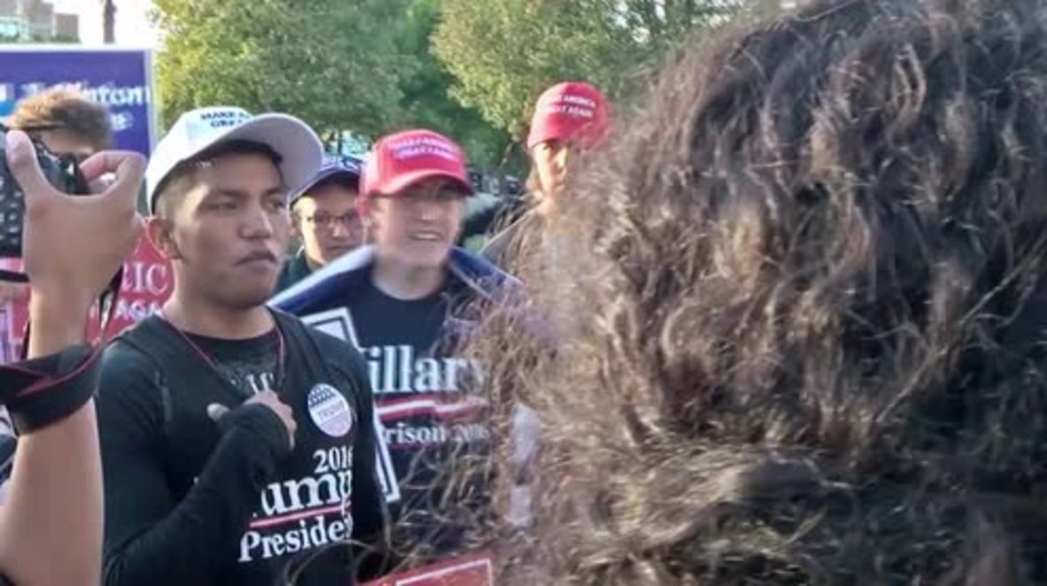 USA: Second presidential debate draws protests in St. Louis