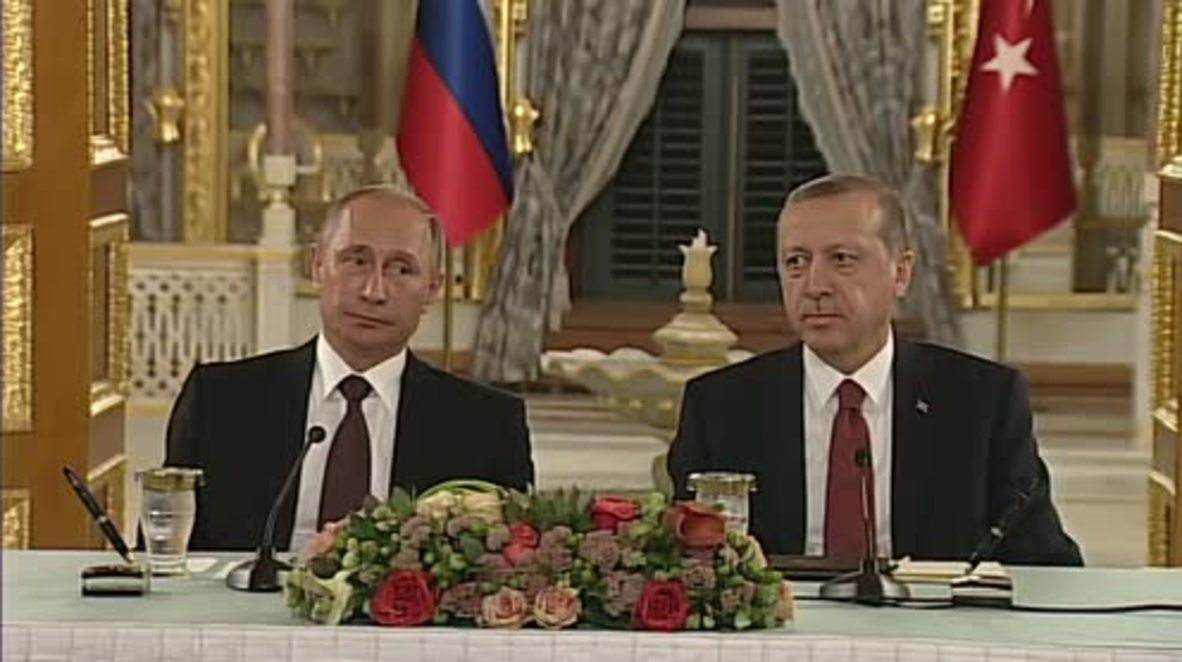 Turkey: Russia and Turkey sign 'Turkish Stream' accord