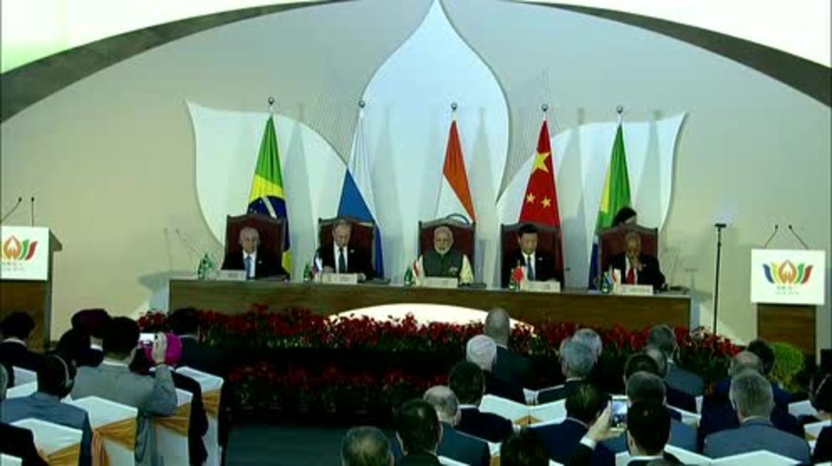 India: BRICS leaders talk economic cooperation at Business Council