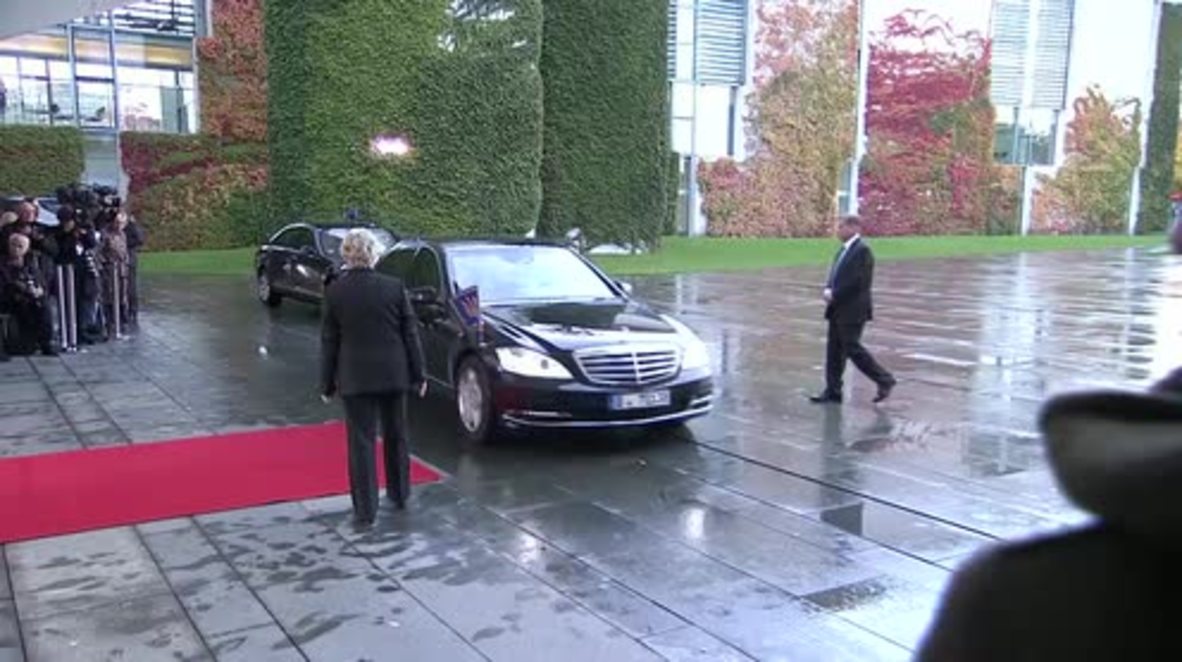 Germany: Putin, Poroshenko and Hollande arrive for Normandy Four talks