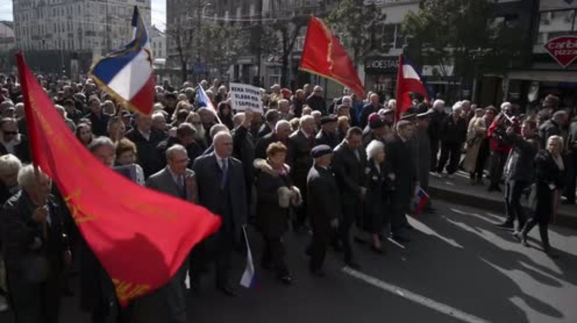 Serbia: Belgrade celebrates Second World War liberation day with grand parade