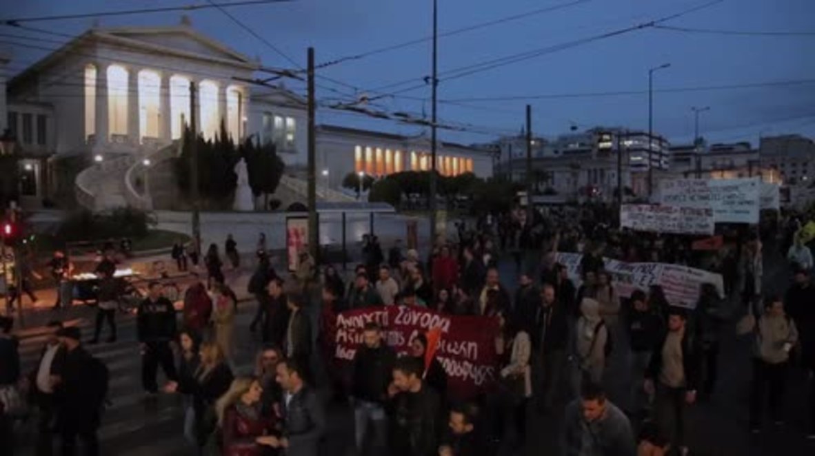 Greece: Thousands protest NATO wars and show support for refugees in Athens