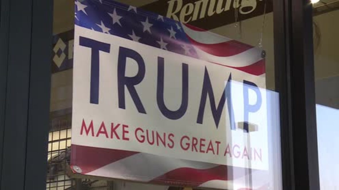 USA: Firearms store urges shoppers to buy before Clinton enters The White House
