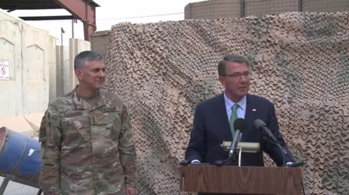 Iraq: US DefMin Carter optimistic following al-Abadi meeting on campaign against IS