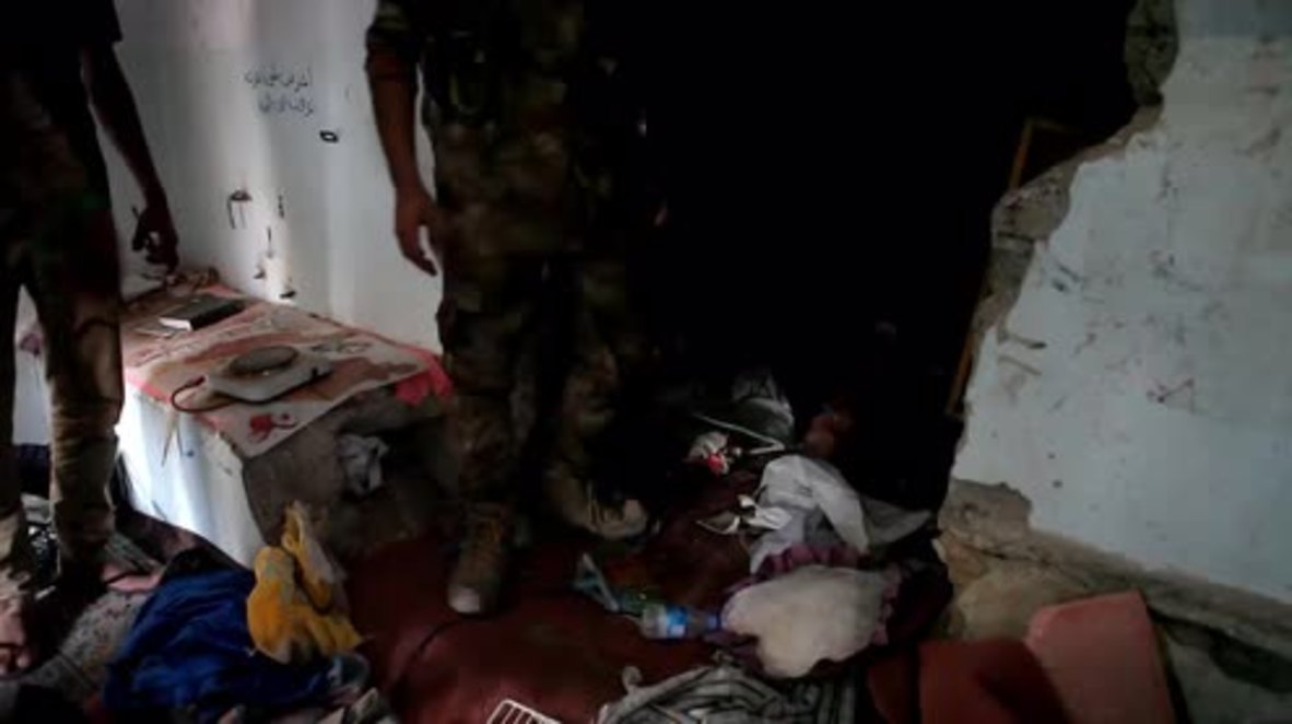 Iraq: Footage reveals IS tunnels in monastery 30km from Mosul *EXCLUSIVE*