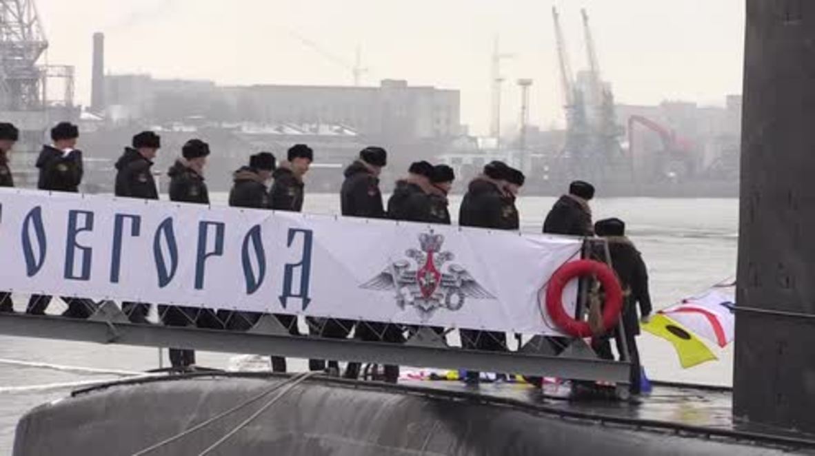 Russia: Super-stealth Black Sea Fleet submarine launched in St. Petersburg
