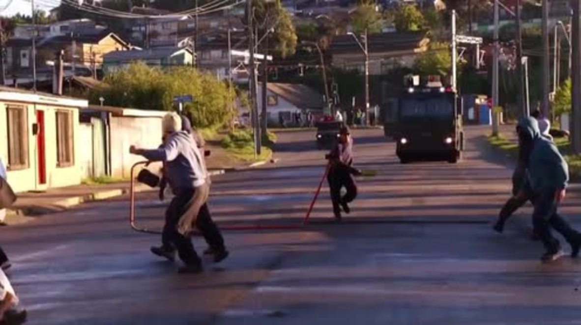 Chile: Clashes erupt in Valparaiso as fishermen protest Fisheries Act