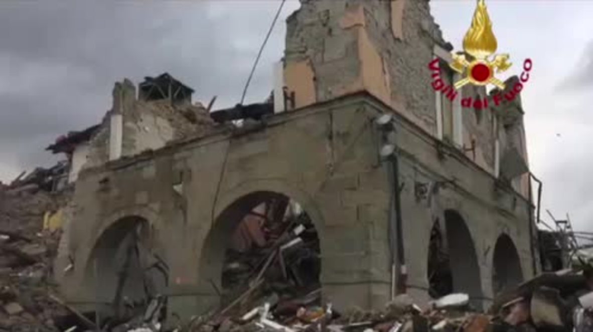 Italy: Twin quakes reduce Amatrice to rubble again