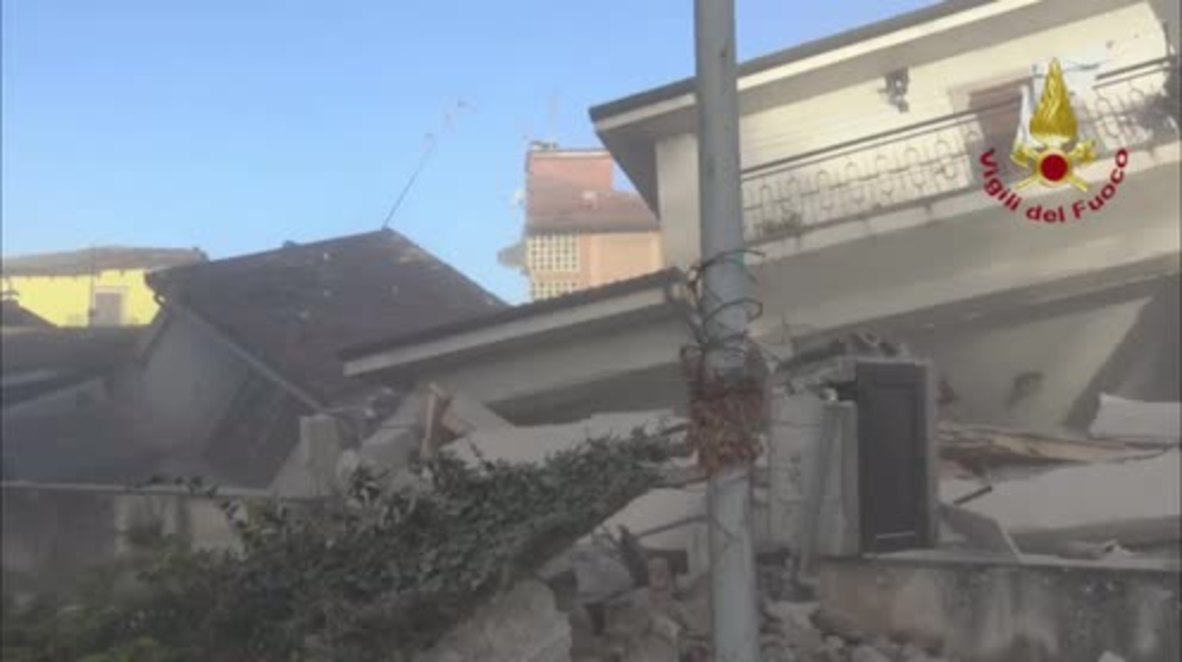 Italy: Historic buildings left in ruins as Amatrice hit by powerful earthquake
