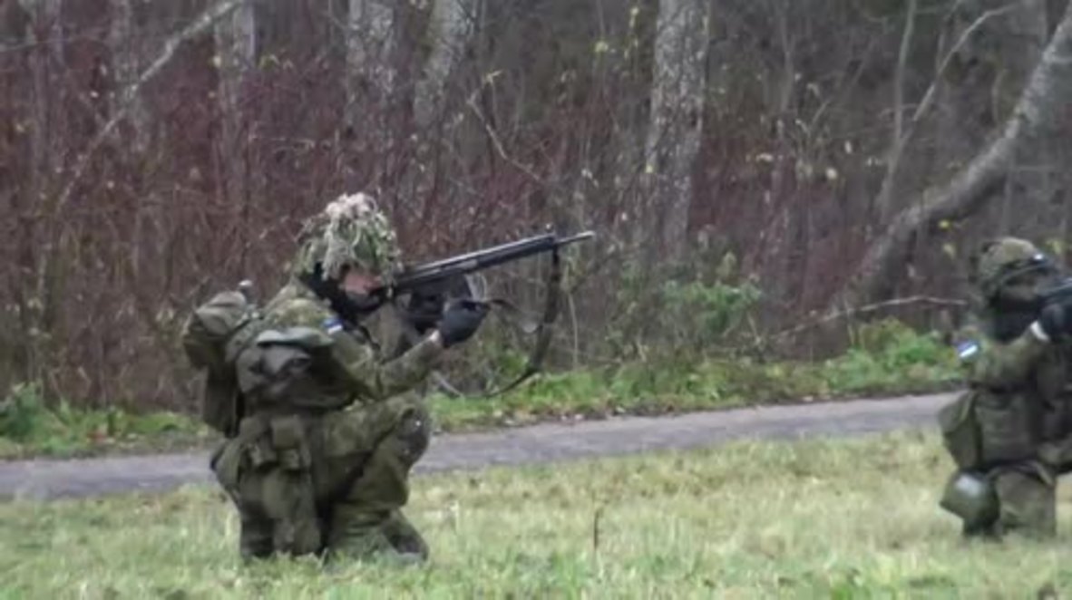 Estonia: 500 Estonian troops trained by US forces in military drills