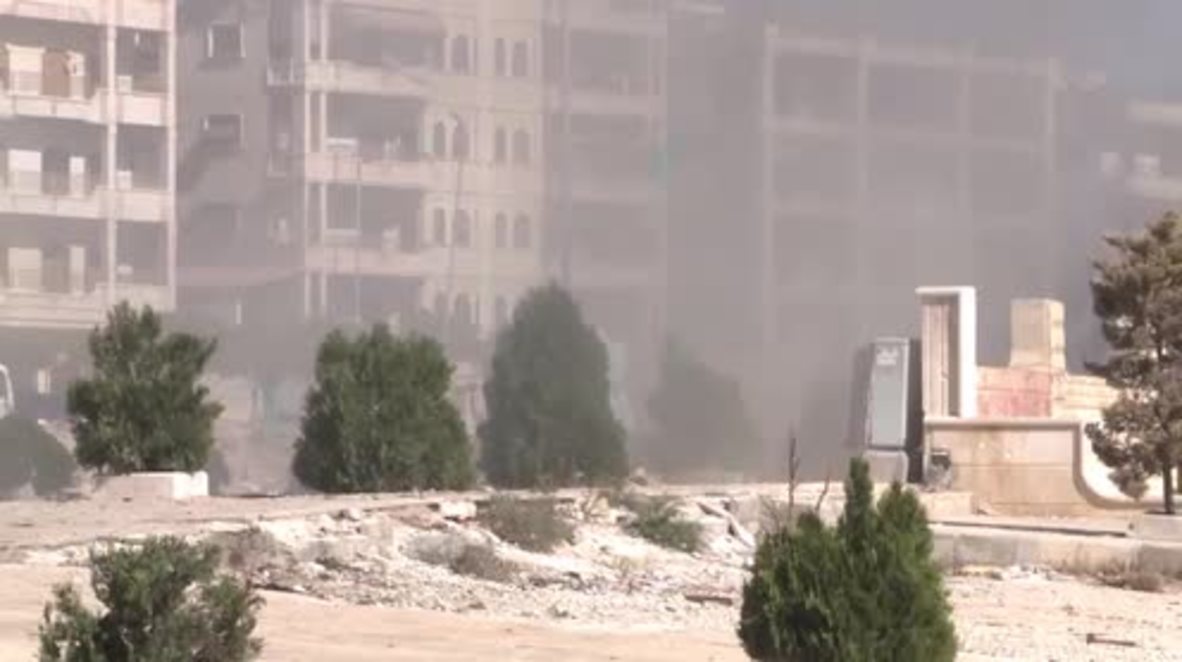 Syria: RT crew in eastern Aleppo caught in rebel shelling