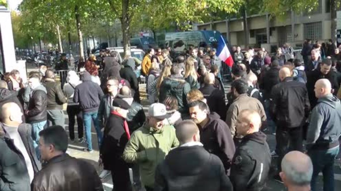 France: Hundreds rally in support of police protest instigator