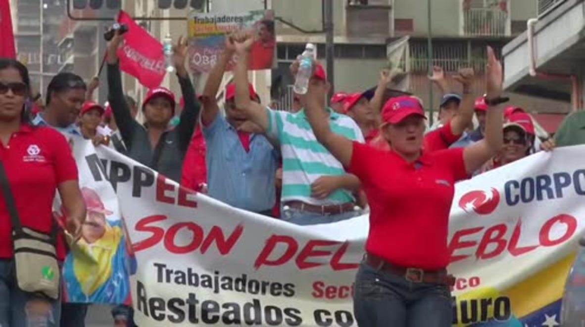 Venezuela: Thousands hit the streets in support of Maduro's government