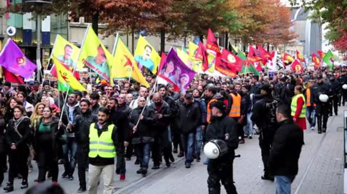 Germany: Hundreds of Kurds rally in Hamburg to denounce HDP arrests